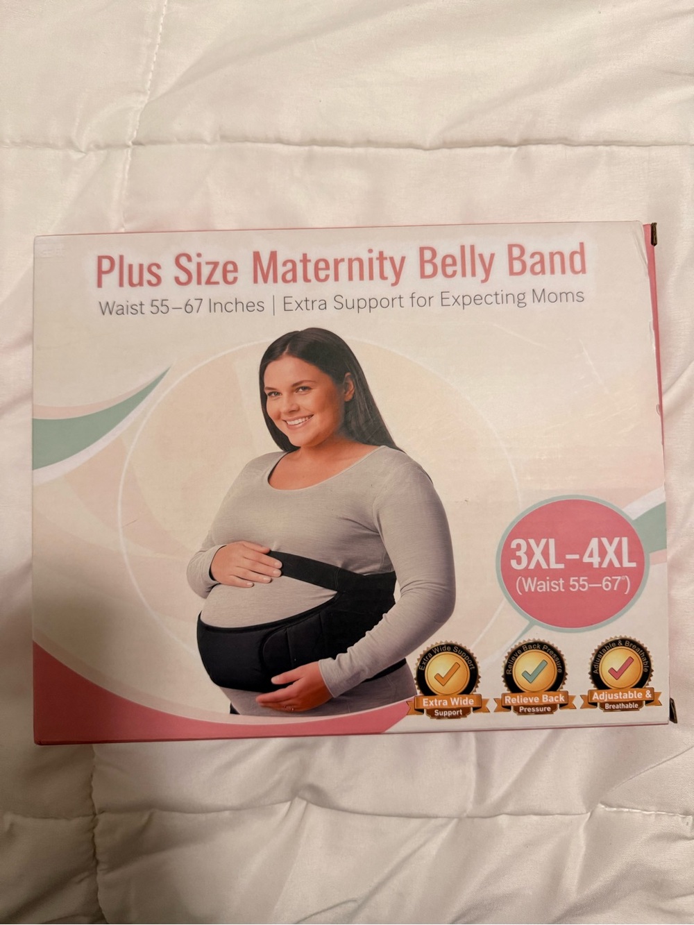 Amazon Plus Size Maternity Belly Band - Black